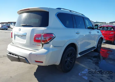 2020 Nissan Armada Platinum 2Wd из США, поврежденный, VIN JN8AY2NF0L9360279